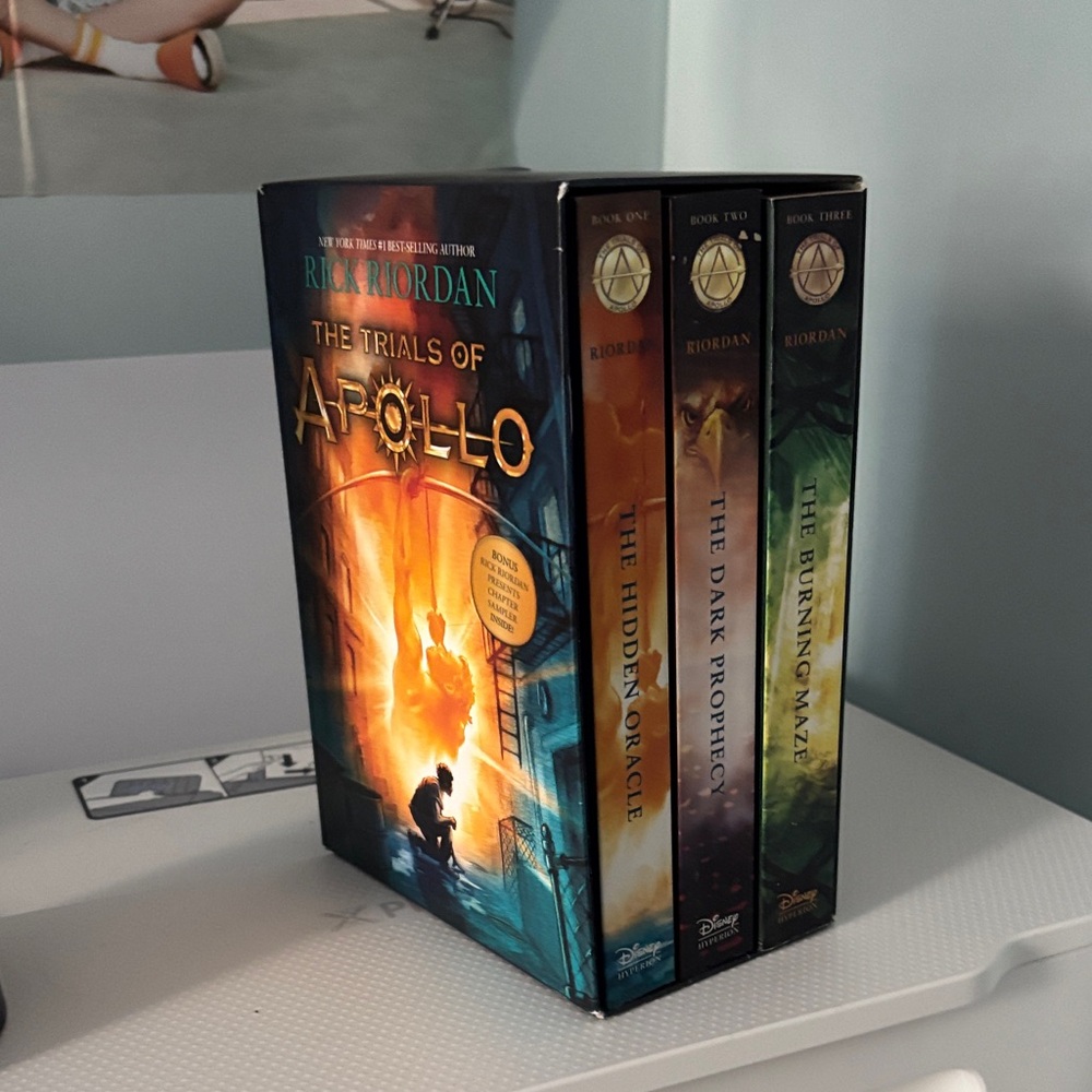 (5/50$) Rick Riordan The Trials of Apollo Book Set from the Percy Jackson verse